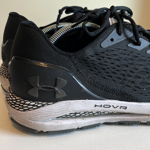 Under Armour Men's HOVR Sonic 3 Black White Running Shoes Size 12 - Picture 6 of 11
